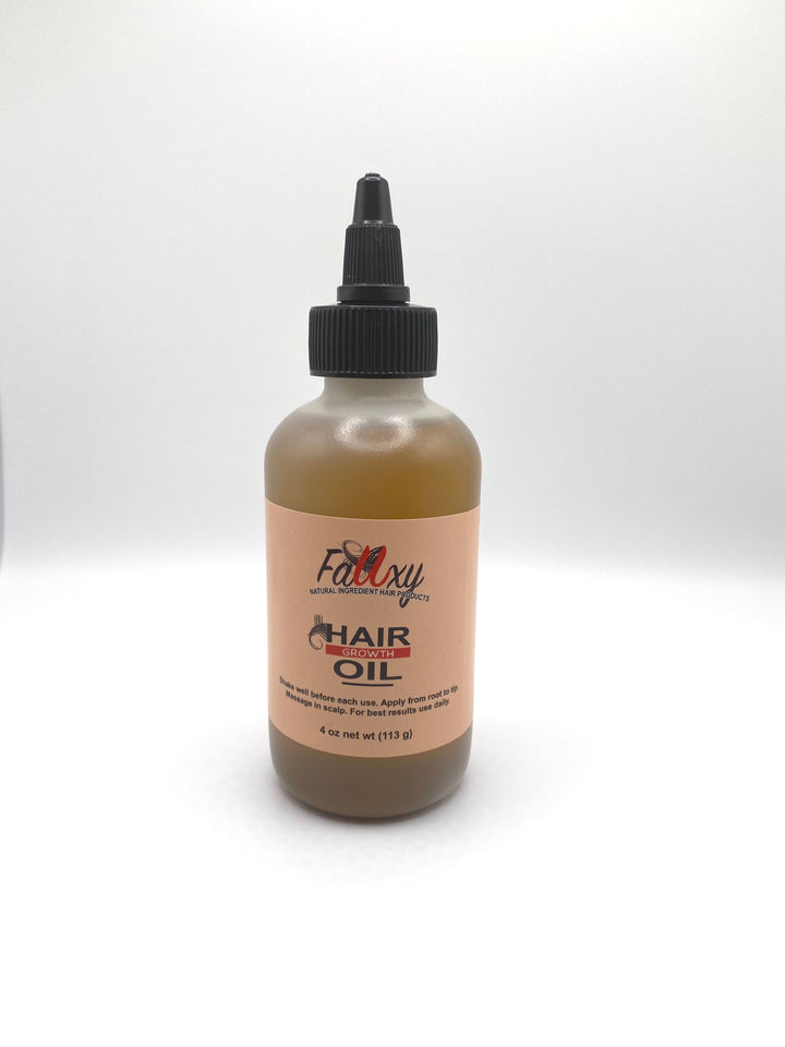 Fauxy Hair Growth Oil is one  of our top sellers! This hair growth oil will stimulate your hair follicles and promote healthy hair growth. Great for thickness, edges, bald spots, and psoriasis.